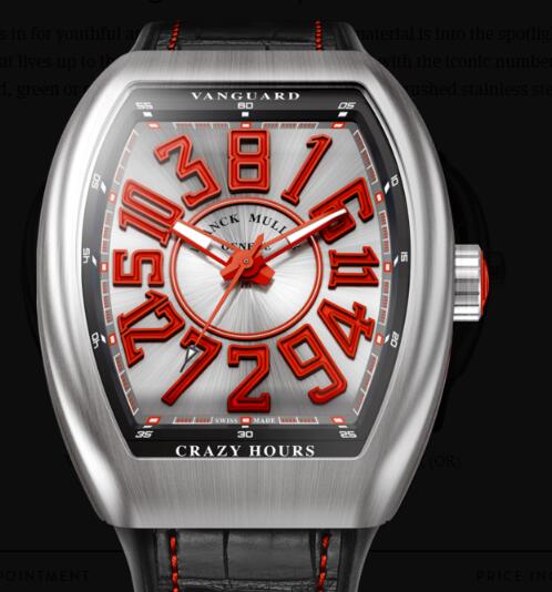 Franck Muller Vanguard Crazy Hours Replica Watch V 45 CH BR (RG)